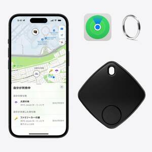 紛失防止タグ　Apple AirTag互換　Apple探す対応　忘れ物防止　キーホルダー
