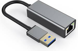 スイッチ対応 有線LANアダプター USB 3.0 ギガビット 1000Mbps Switch/windows/Linux/macOS 対応 変換 アダプタ