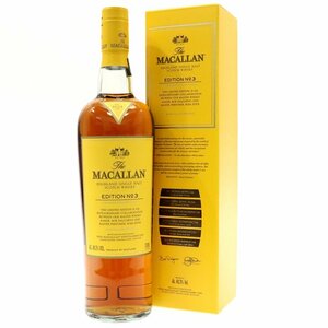 ◆ 未開栓 ◆ マッカラン / MACALLAN ◆ エディションNo.3 / EDITION No.3 ◆ 700ml / 48.3% ◆ 箱付 ◆.