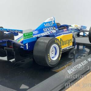 【5月末まで】 DeAGOSTINI 1/24 ベネトン ルノー B195 #1 M.シューマッハ Benetton MILD SEVEN加工 ビッグスケール F1 コレクションの画像6