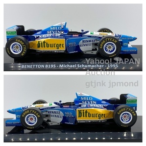【5月末まで】 DeAGOSTINI 1/24 ベネトン ルノー B195 #1 M.シューマッハ Benetton MILD SEVEN加工 ビッグスケール F1 コレクションの画像7
