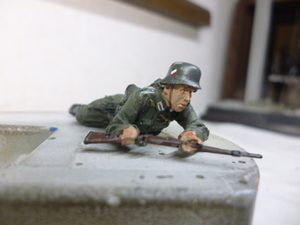 1／３５ ドイツ国防軍歩兵 レジン 完成品４