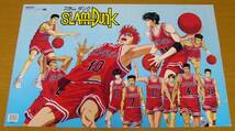 【中古/長期保管品】■1991年製■スラムダンク■SLAMDUNK■デスクマット用ポスター■約55㎝×87㎝■_画像1