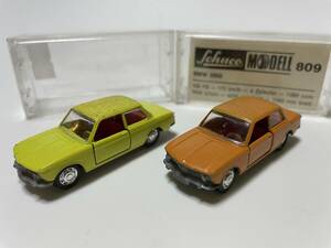 シュコー　西ドイツシュコー　1／66 BMW2002. BMW1600 二台セット　裏板違い