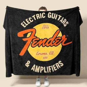  fender blanket softly warm! Fender Stratocaster Telecaster Vintage! rockabilly 50'S antique 