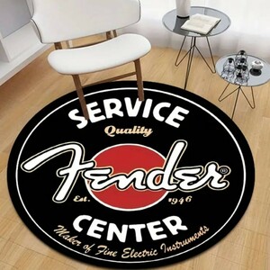  fender round rug mat rockabilly 50'S Fender Stratocaster Telecaster! guitar . base. under ... mat also optimum 