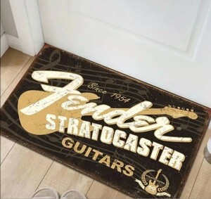  Vintage carpet rockabilly 50'S fender Fender Stratocaster guitar . base. under ... mat also optimum.!