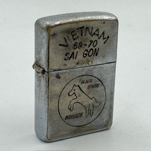 ジッポー ZIPPO ベトナムジッポー 1969年 BLACK HORSE 第11機甲騎兵旅団 使えます ヴェトナムジッポー