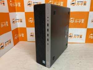 【ハード王】1円～/HP EliteDesk800G5SFF/Corei7-9700/8GB/ストレージ無/7544-J