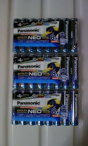 * super-discount necessities! new goods unopened Panasonic (Panasonic) EVOLTA evo ruta battery single 4 shape 8ps.@×3 24ps.@(*^^)v