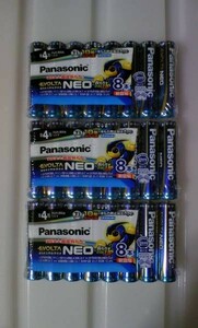 * necessities new goods unopened Panasonic (Panasonic) EVOLTA evo ruta battery single 4 shape 8ps.@×3 24ps.@(*^^)v