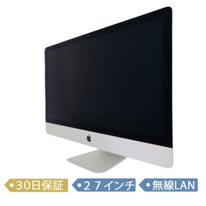 【中古】Apple/iMac Retina 5K/27インチ/Core i5 3.3GHz/2TB Fusion Drive/メモリ16GB/2015/MacOS(10.12)/デスクトップ【C】