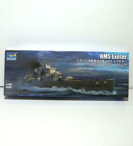 トランぺッター 1/700 06744 イギリス海軍重巡洋艦 HMS エクセター WWⅡ イギリス ヨーク級 エッチング プラモデル