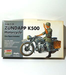 バルカンスケールモデル 1/35 56003 ツュンダップ K500 WWⅡ ドイツ オートバイ 軍用2輪車 エッチング プラモデル フィギュア ミリタリー