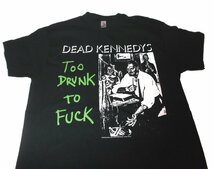 ★デッド ケネディーズ Tシャツ DEAD KENNEDYS Too DRUNK - L 正規品 ushc_画像3