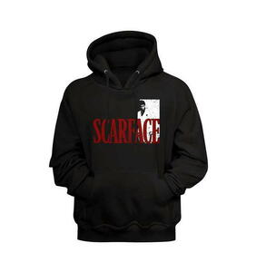 ★スカーフェイス パーカ SCARFACE 黒 - XL 正規品 映画関連 パーカー アル パチーノ al pacino