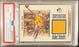 【 200枚限定 GU JSY 】 Kobe Bryant 2001-02 SP Authentic Superstar Authentics Game Worn Jersey /200 Lakers コービー レイカーズ NBA