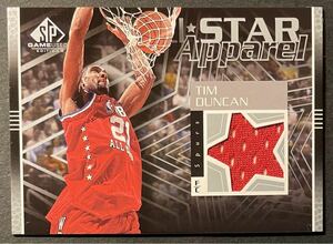 【 SP All Star GU Insert 】Tim Duncan 2003-04 SP Game Used All-Star Apparel Game-Worn All Star Jersey ダンカン スパーズ NBA