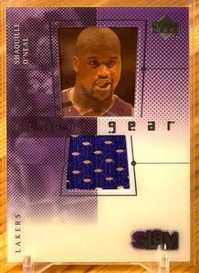 【 SP GU JSY Insert 】Shaquille O’Neal 00-01 UD Slam Flight Gear SP Game Worn Jersey Lakers レイカーズ シャック NBA