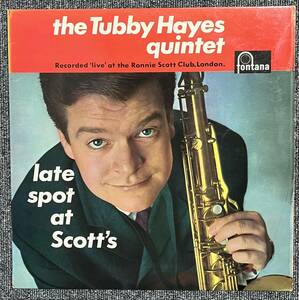 【オリジナル/美品】『 Late Spot At Scott's 』 Tubby Hayes Jimmy Deuchar Gordon Beck タビー・ヘイズ ジミー・デューカー