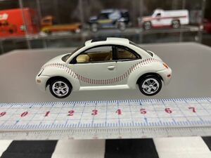  Vintage toy minicar Johnny Lightning VW New Beetle sunroof FASTBALL