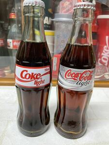 ★Coca-Cola Coke コカコーラ　ライト 未開栓　海外ボトルと日本ボトル