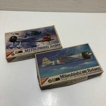 売切！１円スタート！ニチモ Nichimo 日本模型 1/70 1/72 世界傑作戦闘機シリーズ No.2 九六艦戦 No.4 ゼロセン21 絶版 当時物 プラモデル_画像1