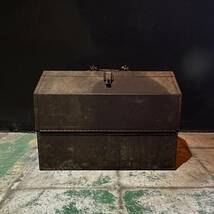 【Vintage】Kennedy Tool Box ケネディ ツールボックス 工具箱 道具箱 釣り道具 タックルボックス キャンプ用品 ヴィンテージ アンティーク_画像3