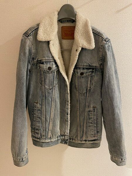 Levi's リーバイス シェルパ トラッカージャケット デニム ファインラインシェルパ（ライトユーズド）16365-0049