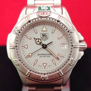 TAG HEUER タグホイヤー☆professional プロフエッショナル200ｍ☆WF1210-KO☆QUARTZ クォーツ☆１円～