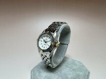極美品 ブライトリング カリスティーノ クオーツ腕時計 B52045 白文字盤 ゴールド ステンレスベルト レディース 福井県質屋の質セブン_画像3