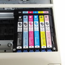 tyot 959-3 124 EPSON エプソン インクジェットプリンター EP-707A カラリオ Ａ４ ホワイト 印刷機 通電確認済み 現状品_画像5