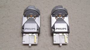 PHILIPS LEDバルブ T20　ウインカー用　2個　明るさ180ルーメン アンバー　オレンジ　フィリップス　１