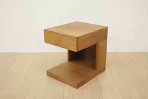 .. furniture HASHIZUME CLASICO night table walnut drawer ko. character storage side table wooden simple natural modern (A)