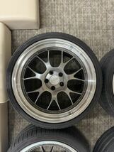 BBS LM-R 鍛造 8.5j*20+43 9.5j*20+45 5H114.3 LM318 LM319 ファルケン 245/35 265/30 4本セット クラウン マークX GSなどに_画像3