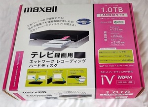 * maxell iVDR correspondence network recording HDD(1TB) Family Max *