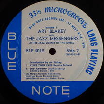 1円開始★神洗浄【超ギガレア★US完オリ BLUENOTE 47West RVG 耳 溝】★ART BLAKEY&AT THE JAZZ MESSENGERS/JAZZ CORNER OF THE WORLD Vol1_画像5