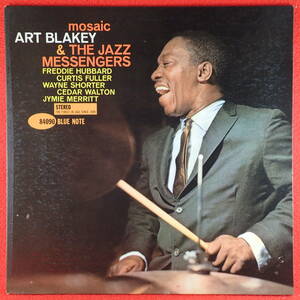 1円開始★神洗浄【ギガレア★USオリジナル準美盤★NEW YORK★耳★RVG】★ART BLAKEY&JAZZMESSENGERS/MOSAIC★Freddie Hubbar,Wayne Shorter