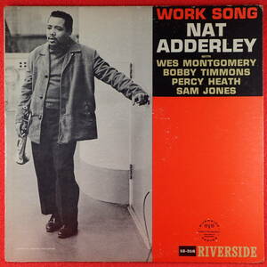 1円開始★神洗浄【超ギガレア★US完オリ★RIVERSIDE★MONO★青小★両溝★Inc無】★NAT ADDERLEY /WORK SONG★WES MONTGOMERY,BOBBY TIMMONS