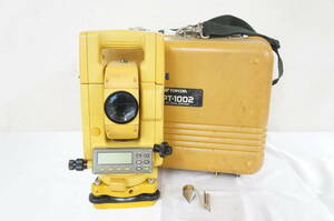 ⑫ TOPCON トプコン GPT-1002 トータルステーション 測量機器 7001301011