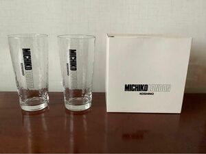 MICHIKO LONDON KOSIHINO グラス2ケ　 ガラスコップ