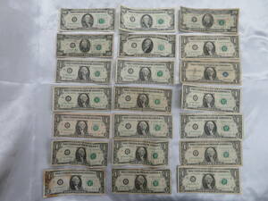 【アメリカ】 米ドル　アメリカ紙幣　旧ドル札　　旧紙幣　100ドル×2　20ドル×2　10ドル×1　1ドル×16　266ドル 