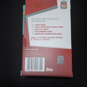 2021 22 Topps Liverpool Teamset 未開封 Box Conor Bradley RCの画像6