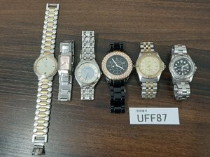 UFF87　腕時計　ジャンク品　部品取り　おまとめ6点　SEIKOセイコー　NOEVIR　など　