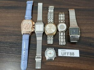 UFF88　腕時計　文字盤　ジャンク品　部品取り　おまとめ6点　ELGIN　SEIKOセイコー　など