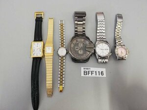 BFF116　腕時計　ジャンク品　部品取り　おまとめ6点　SEIKOセイコー　FENDIフェンディ　DIESELディーゼル　など