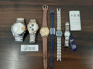 UFS10　腕時計　時計　ジャンク品　部品取り　SEIKO　DIESEL　GIVENCHY　RENOMA　など