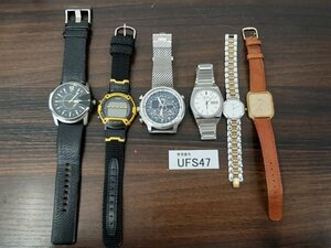 UFS47　腕時計　時計　ジャンク品　部品取り　おまとめ　CASIO　DIESEL　CITIZEN　SEIKO　ディオール　RADO