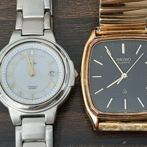 UFS37 腕時計 時計 ジャンク品 部品取り おまとめ CITIZEN ELGIN SEIKO BERING の画像3