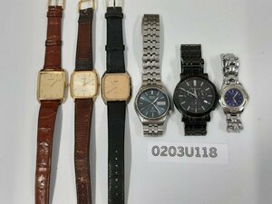 0203U118　時計　腕時計　ジャンク品　おまとめ　SEIKO　RADO　バーバリー